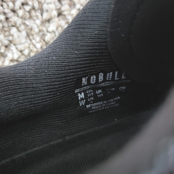 Nobull Outwork Shoes Mens 11.5 Black Gum Workout Strength Training Low Top Gym main image 7